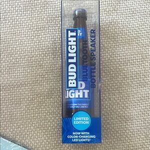 Bud Light Blue Bottle Speaker